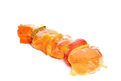 Brochette de volaille marinée